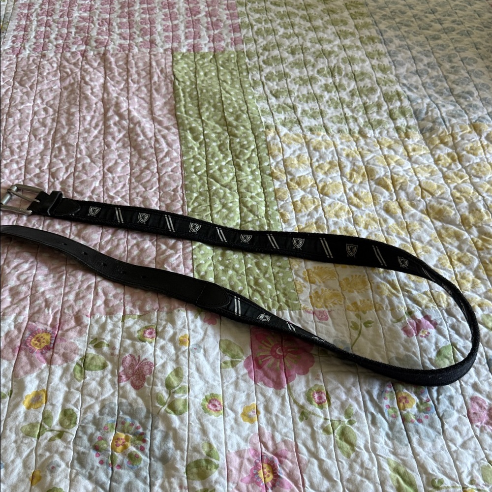 Polo by Ralph Lauren Black Belt with Silver Buckle